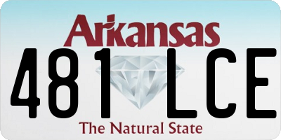 AR license plate 481LCE