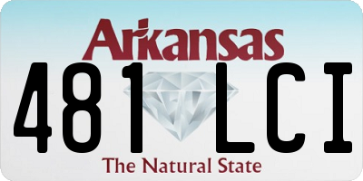 AR license plate 481LCI