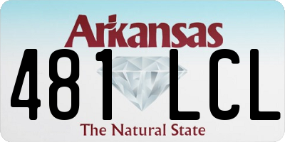 AR license plate 481LCL