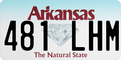 AR license plate 481LHM