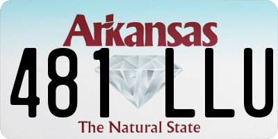 AR license plate 481LLU