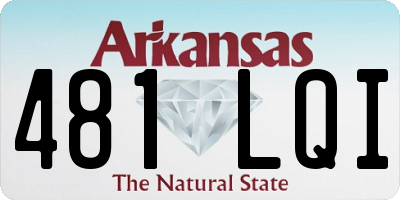 AR license plate 481LQI