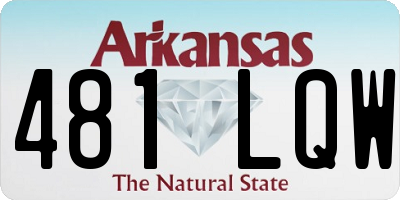 AR license plate 481LQW