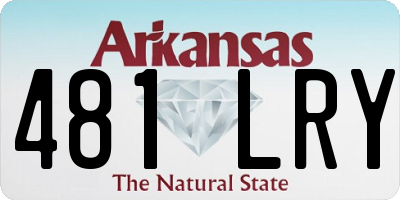 AR license plate 481LRY