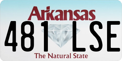 AR license plate 481LSE
