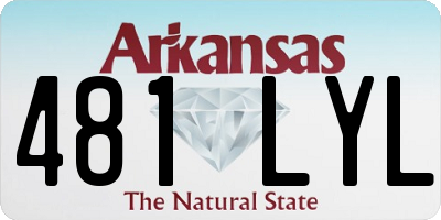 AR license plate 481LYL
