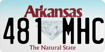 AR license plate 481MHC