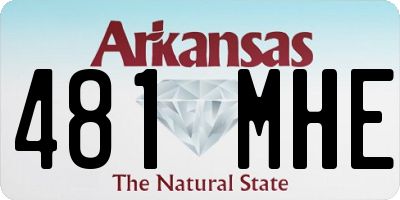 AR license plate 481MHE