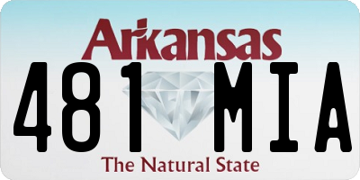 AR license plate 481MIA