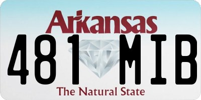 AR license plate 481MIB