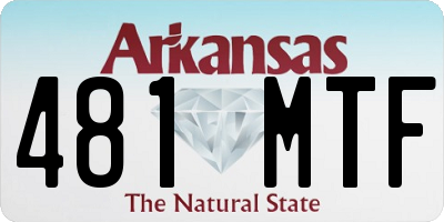 AR license plate 481MTF