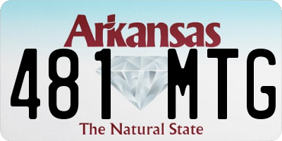 AR license plate 481MTG