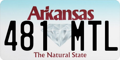 AR license plate 481MTL