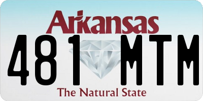 AR license plate 481MTM