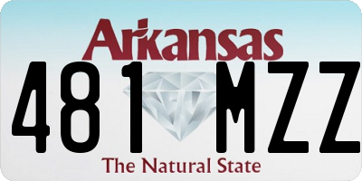 AR license plate 481MZZ