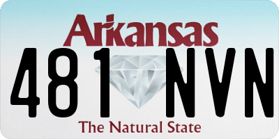AR license plate 481NVN