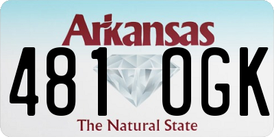 AR license plate 481OGK