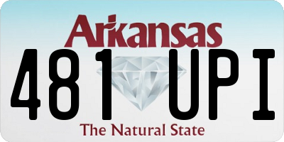 AR license plate 481UPI