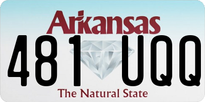 AR license plate 481UQQ