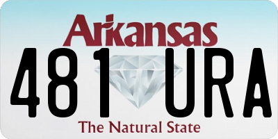 AR license plate 481URA
