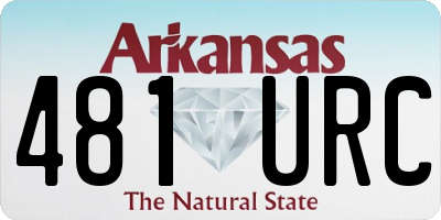 AR license plate 481URC