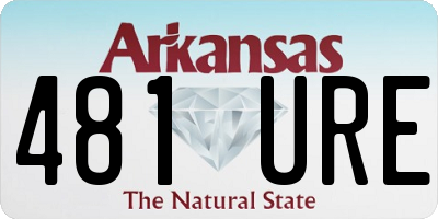 AR license plate 481URE