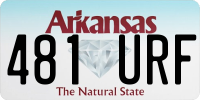 AR license plate 481URF