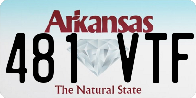 AR license plate 481VTF