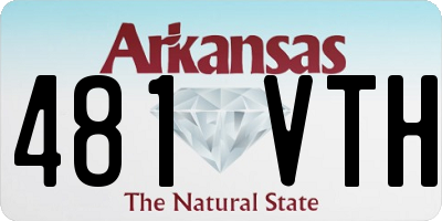 AR license plate 481VTH