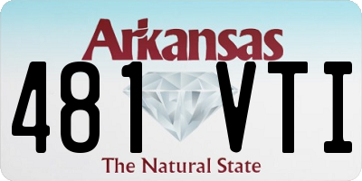 AR license plate 481VTI