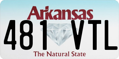 AR license plate 481VTL