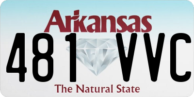 AR license plate 481VVC