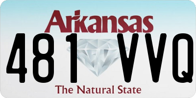 AR license plate 481VVQ