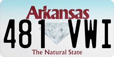 AR license plate 481VWI