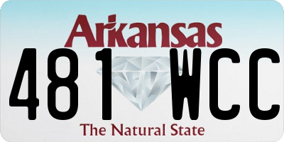 AR license plate 481WCC