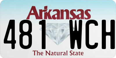 AR license plate 481WCH