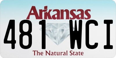 AR license plate 481WCI