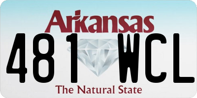 AR license plate 481WCL