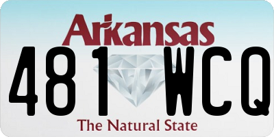 AR license plate 481WCQ