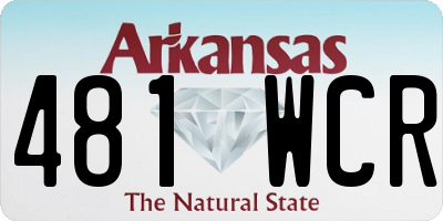 AR license plate 481WCR