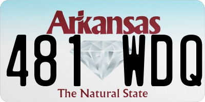 AR license plate 481WDQ