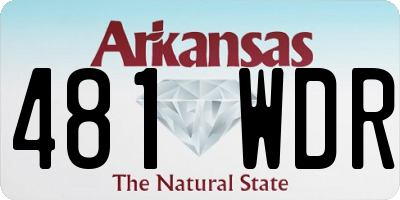 AR license plate 481WDR
