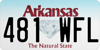 AR license plate 481WFL