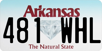 AR license plate 481WHL