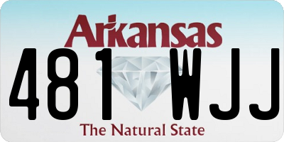 AR license plate 481WJJ