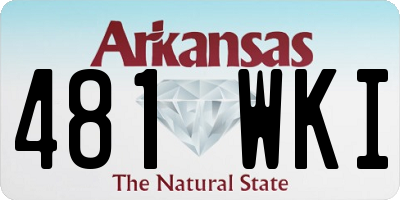 AR license plate 481WKI