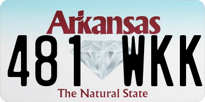 AR license plate 481WKK