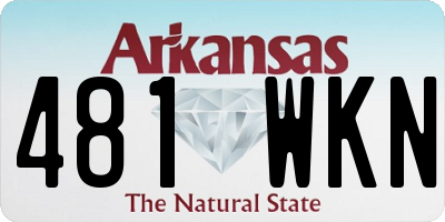 AR license plate 481WKN