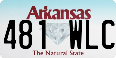 AR license plate 481WLC