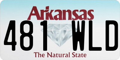AR license plate 481WLD